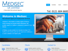 Tablet Screenshot of medisec.co.uk